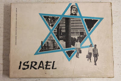 Unterrichtsmaterialien "Israel" mit Broschüren, Fotografien, Langspielplatte, Plänen und Plakaten