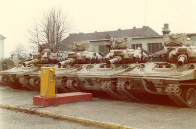 Panzer "M551 Sheridan Panzer" des US-Militärs