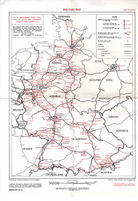 BFG Fuel Map Berlin - April 1973 Edition