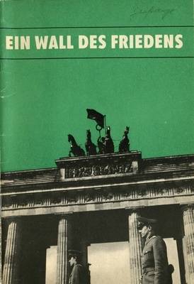 Broschüre "Ein Wall des Friedens"
