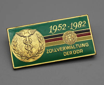 Anstecker 30-jähriges Jubiläum der Zollverwaltung der DDR