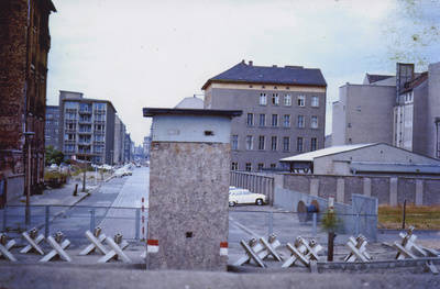 Wachturm im Grenzstreifen Zimmerstraße/Charlottenstraße