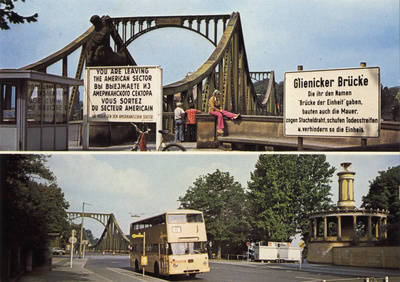 2 Motive von der GÜSt Glienicker Brücke