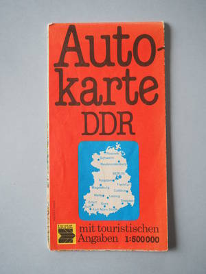 Autokarte DDR VEB Tourist