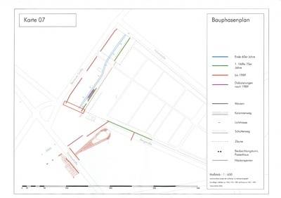 Gedenkstätte Berliner Mauer: Karte 07 Bauphasenplan