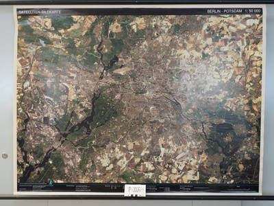 Satellitenbildkarte von Berlin und Potsdam